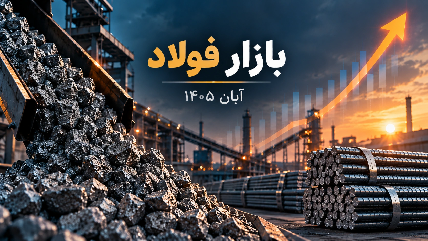 قیمت آهن اسفنجی ۴ آبان ۱۴۰۵؛ تأثیر بر بازار فولاد و میلگرد